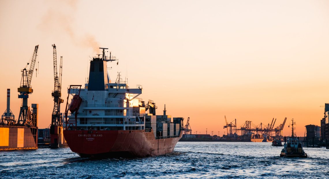 Image of a ship on sea