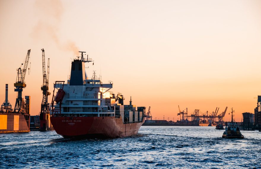 Image of a ship on sea