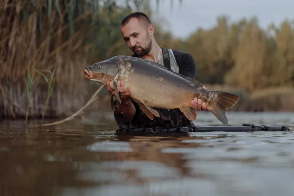 A man holding a fish