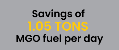 . FUEL SAVINGS MGO (MARINE GAS OIL)