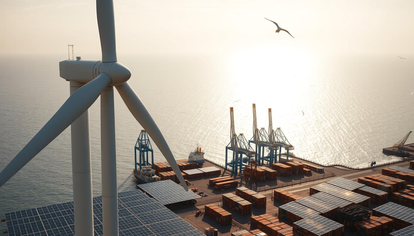 Renewable energy in seaports