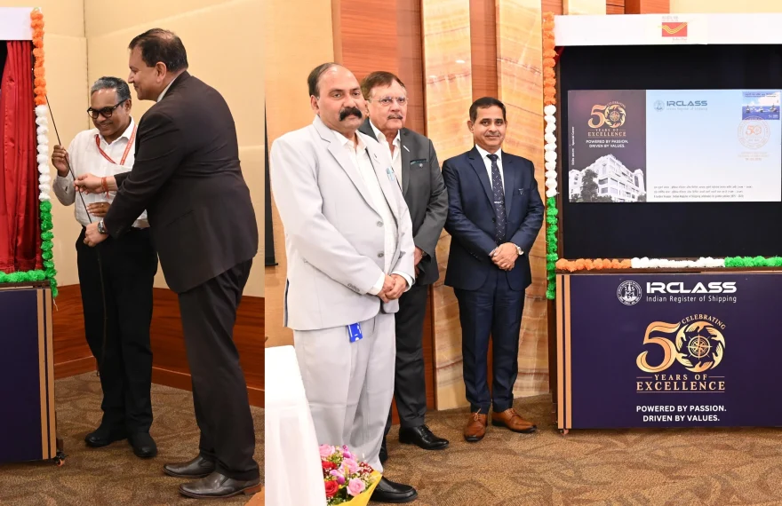 Indian Register of Shipping marks 50th Foundation Day with release of Special Cover by India Post