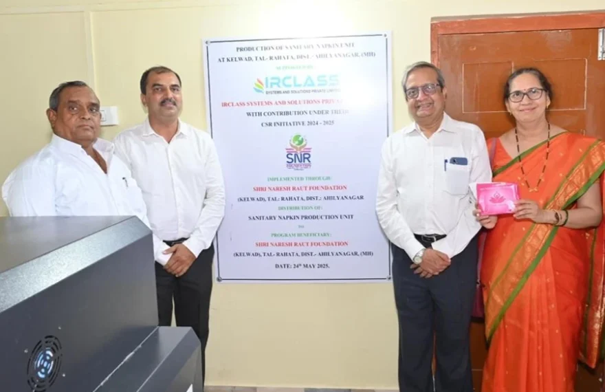 IRClass Systems and Solutions Pvt Ltd Launches Groundbreaking CSR Project for Rural Menstrual Hygiene