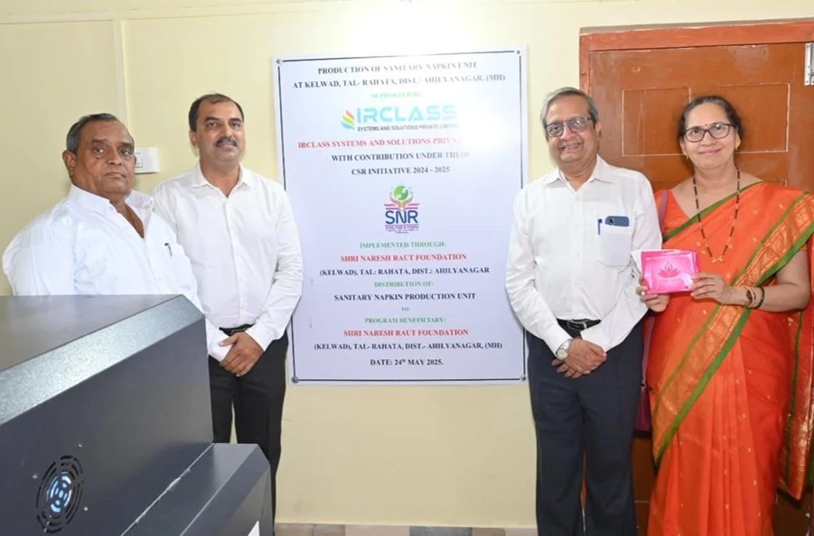 IRClass Systems and Solutions Pvt Ltd Launches Groundbreaking CSR Project for Rural Menstrual Hygiene