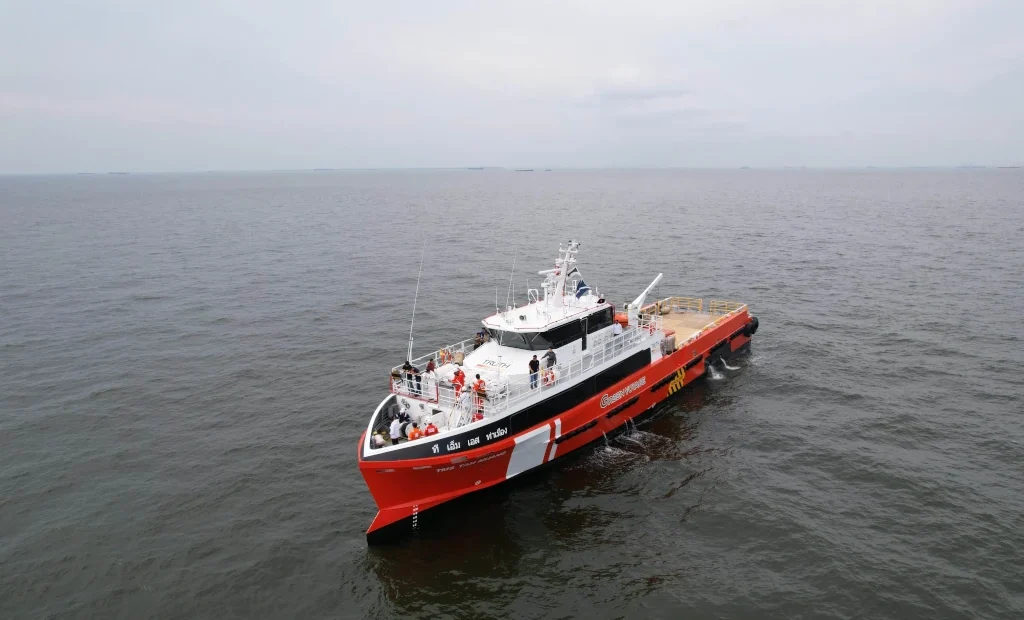 Strategic Marine Delivers 4th Unit of Gen 4 Fast Crew Boat, TMS Tah Muang, to Truth Maritime Services, Advancing Offshore Support Capabilities