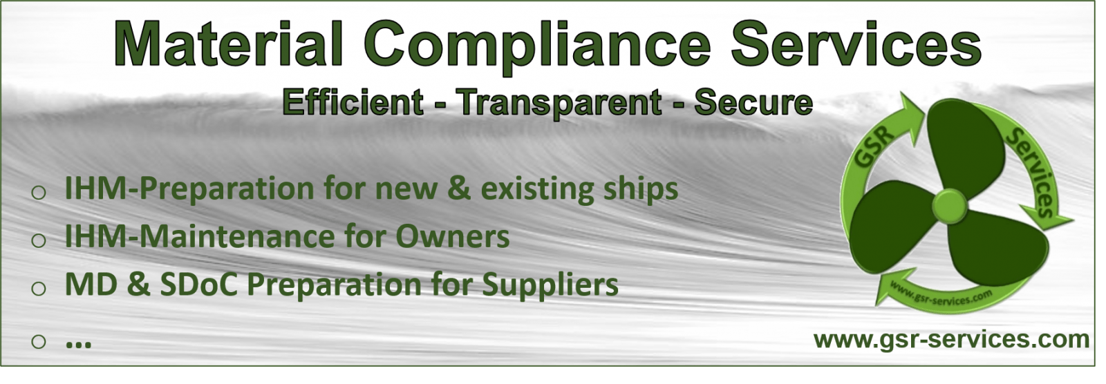 Material compliance services